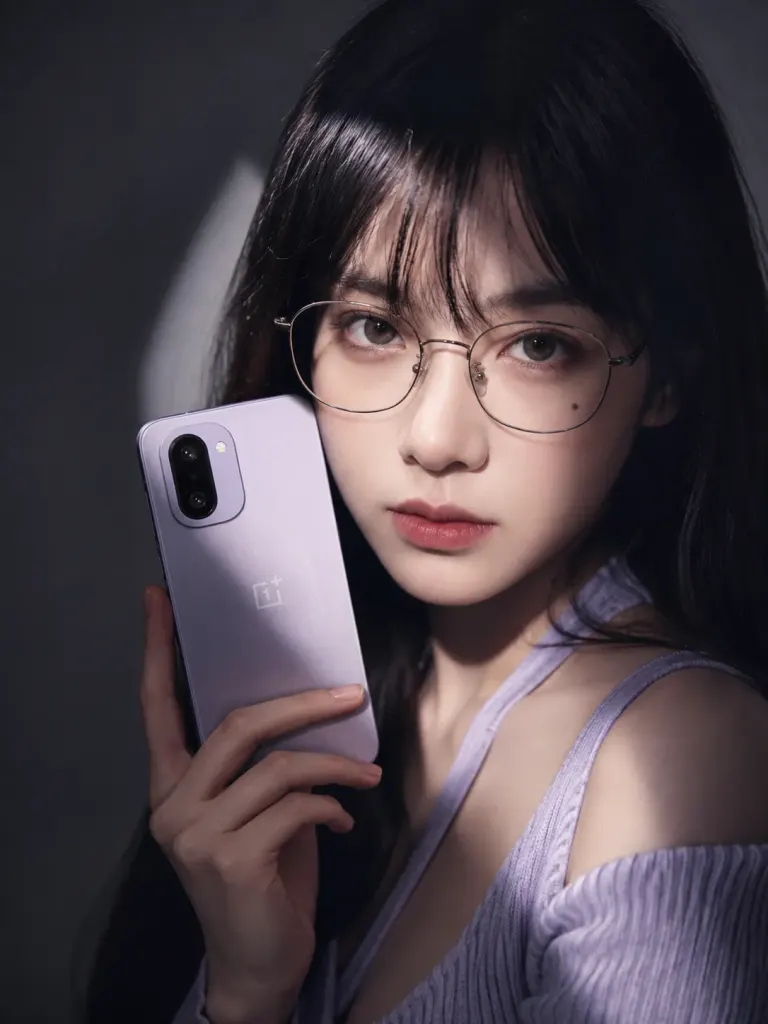 Tạo ảnh chân dung người mẫu quảng cáo smartphone cao cấp